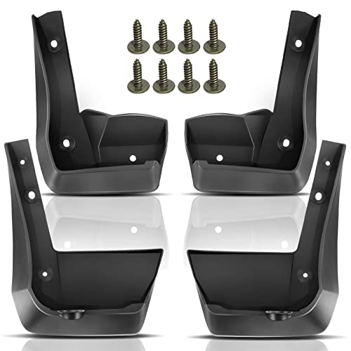 YHTAUTO Set of 4 Mud Flaps Splash Guards Accessories Replacement for Honda Accord Sedan 2018 2019 2020 2021 2022 4-Door, Not for Hybrid Model, Front and Rear LH RH, Black - Image 1