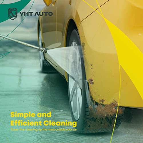 YHTAUTO Set of 4 Mud Flaps Splash Guards Accessories Replacement for Honda Accord Sedan 2018 2019 2020 2021 2022 4-Door, Not for Hybrid Model, Front and Rear LH RH, Black - Image 5