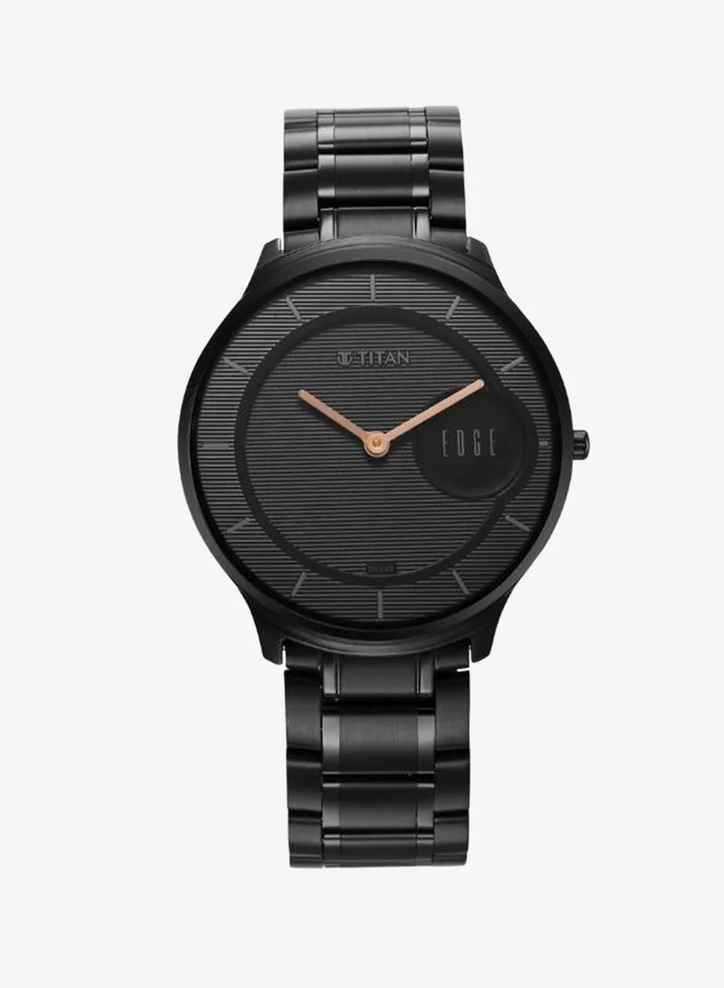 Titan Men's Stainless Steel Analog Watch 1843NM03 - 38 mm