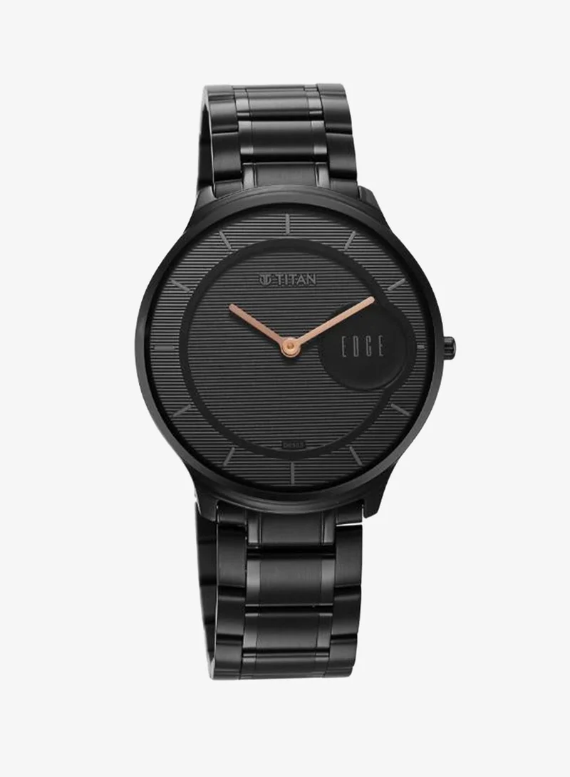 Titan Men's Stainless Steel Analog Watch 1843NM03 - 38 mm