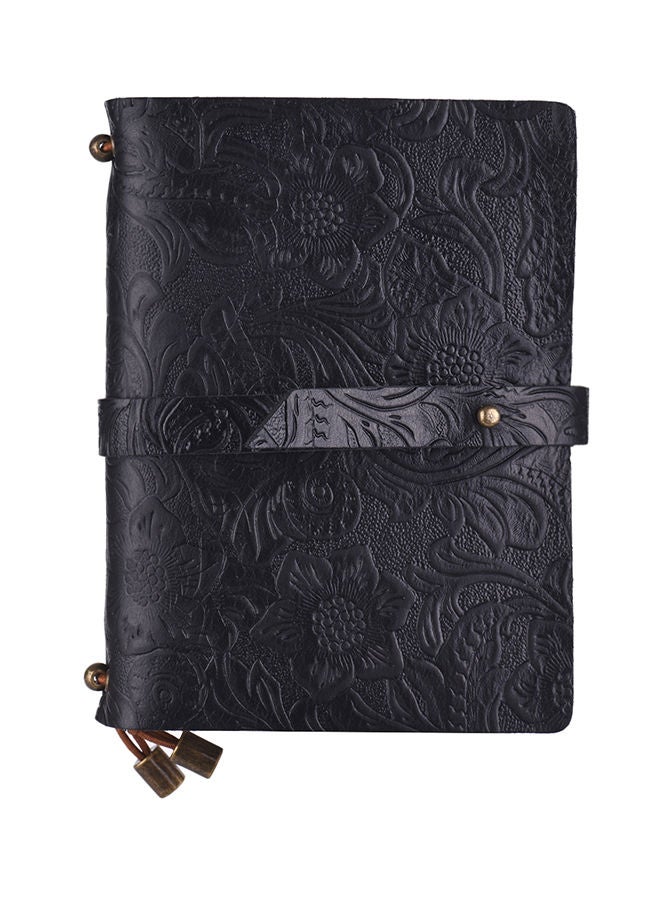 NIBEMINENT Leather Vintage Embossed Pattern Travel Journal Notebook - Image 1