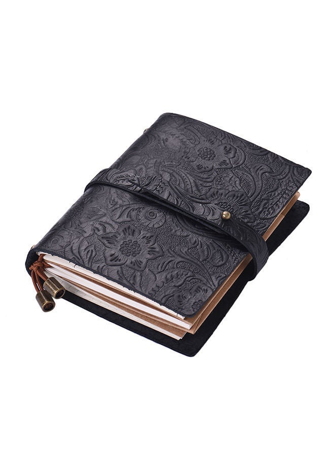 NIBEMINENT Leather Vintage Embossed Pattern Travel Journal Notebook - Image 3