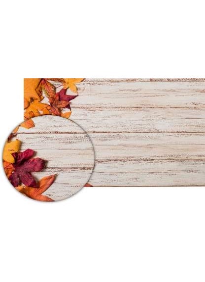 Dakshya Industries - Dakshya Industries PVC Printed Dining Table Placemats Set of 6 Multicolour DIBLMAT32 - Image 1