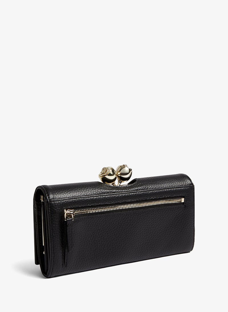 Ted Baker Rose Detail Leather Large Bobble Purse - Image 2