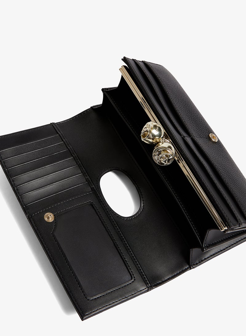 Ted Baker Rose Detail Leather Large Bobble Purse - Image 4