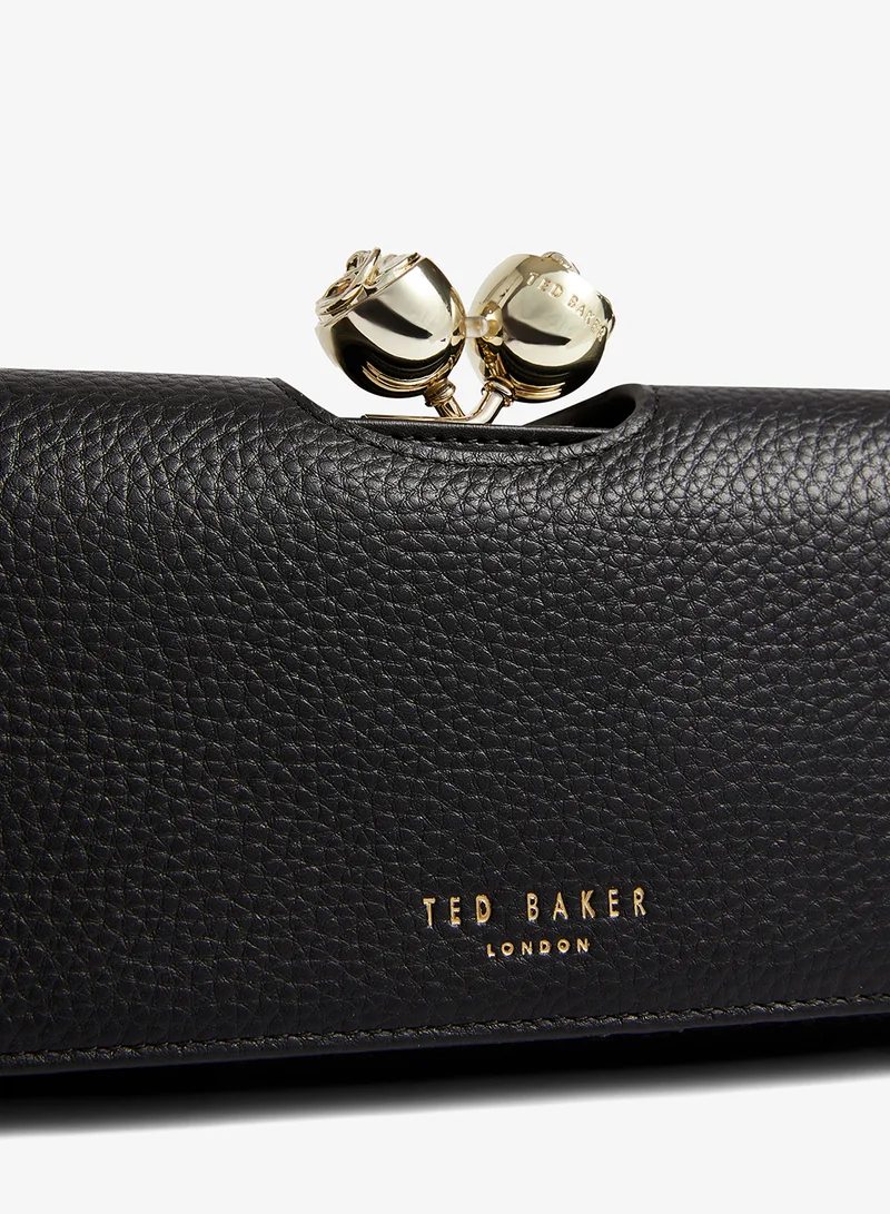 Ted Baker  Rose Detail Leather Large Bobble Purse for Women | Best Price UAE