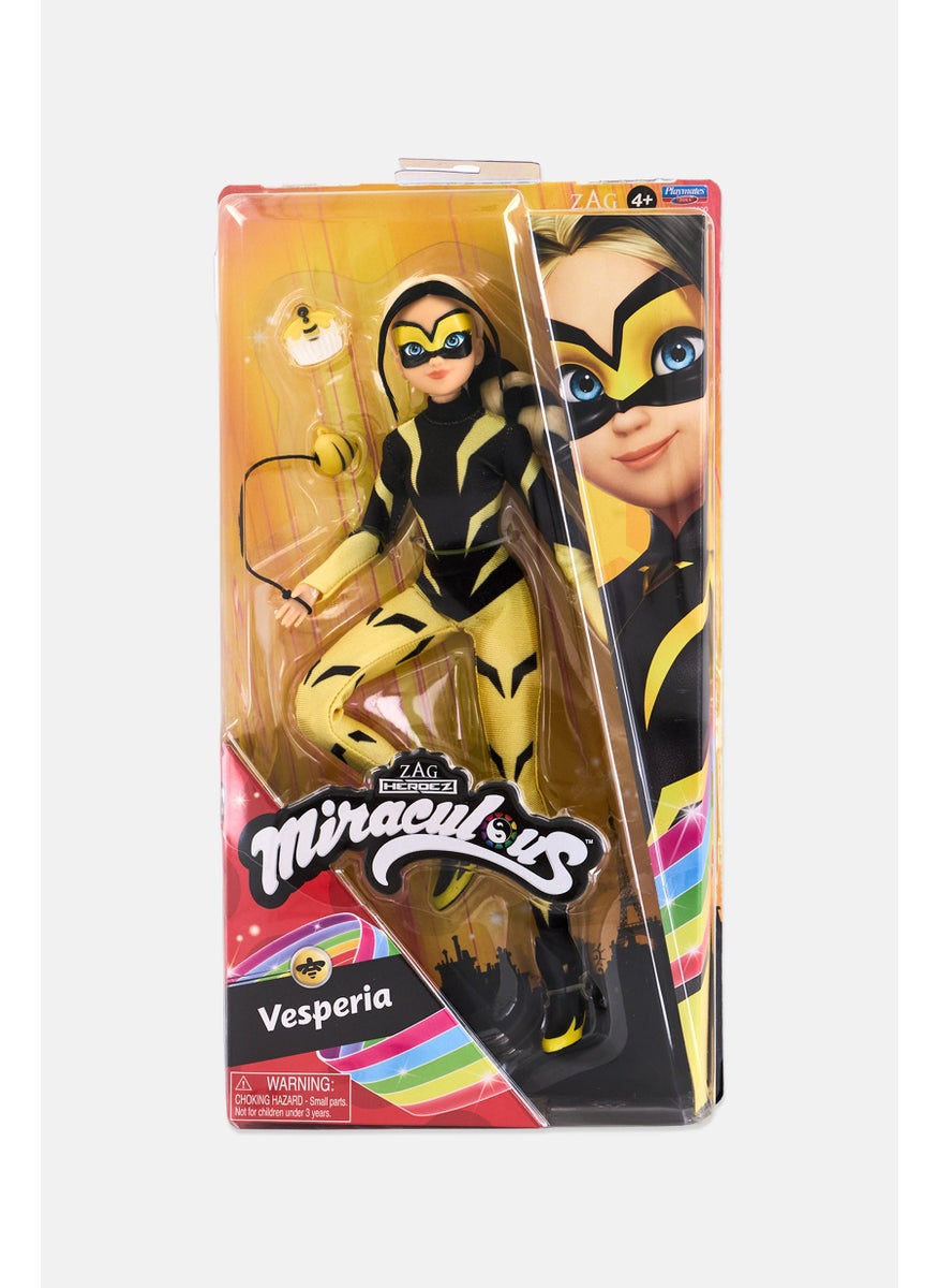 ZAG Heroez Miraculous Tales of Ladybug and Cat Vesperia Fashion Doll, Yellow/Black  - Image 1
