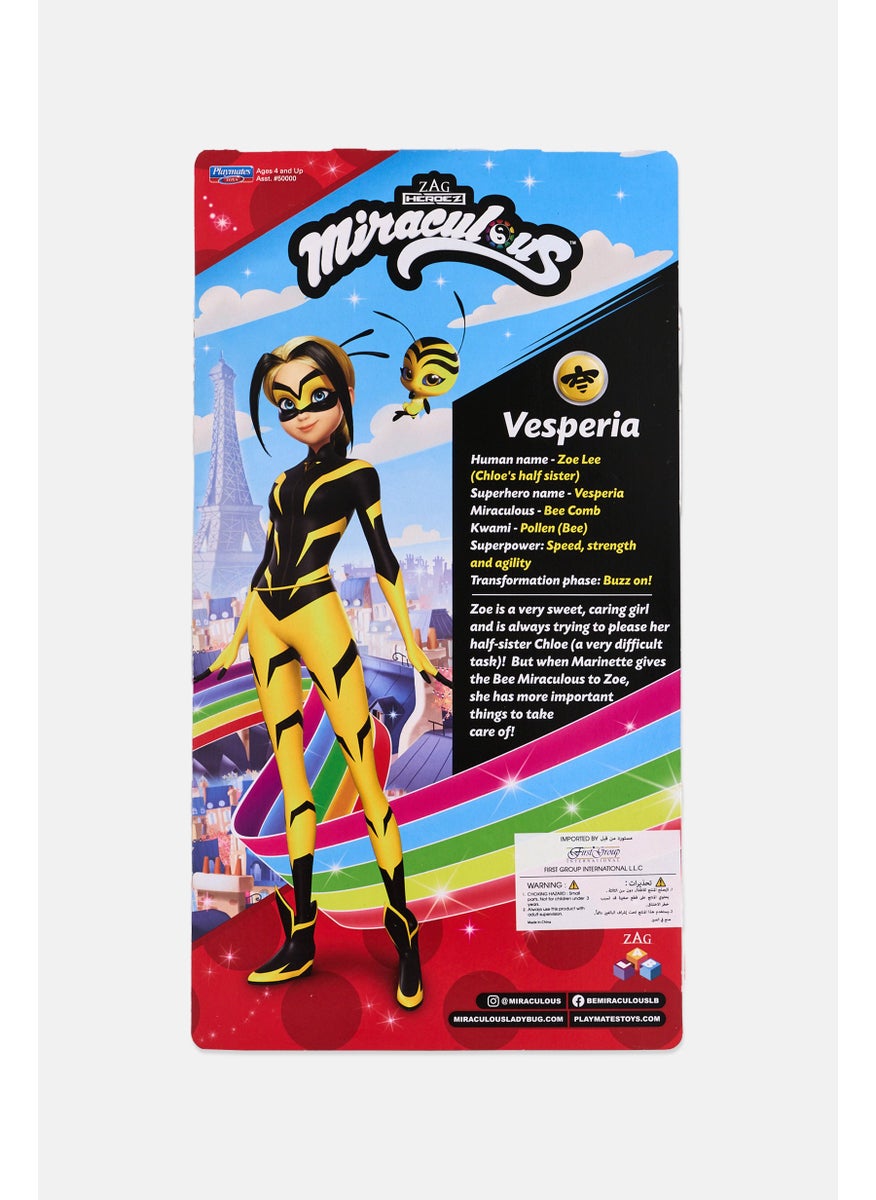 ZAG Heroez Miraculous Tales of Ladybug and Cat Vesperia Fashion Doll, Yellow/Black  - Image 2