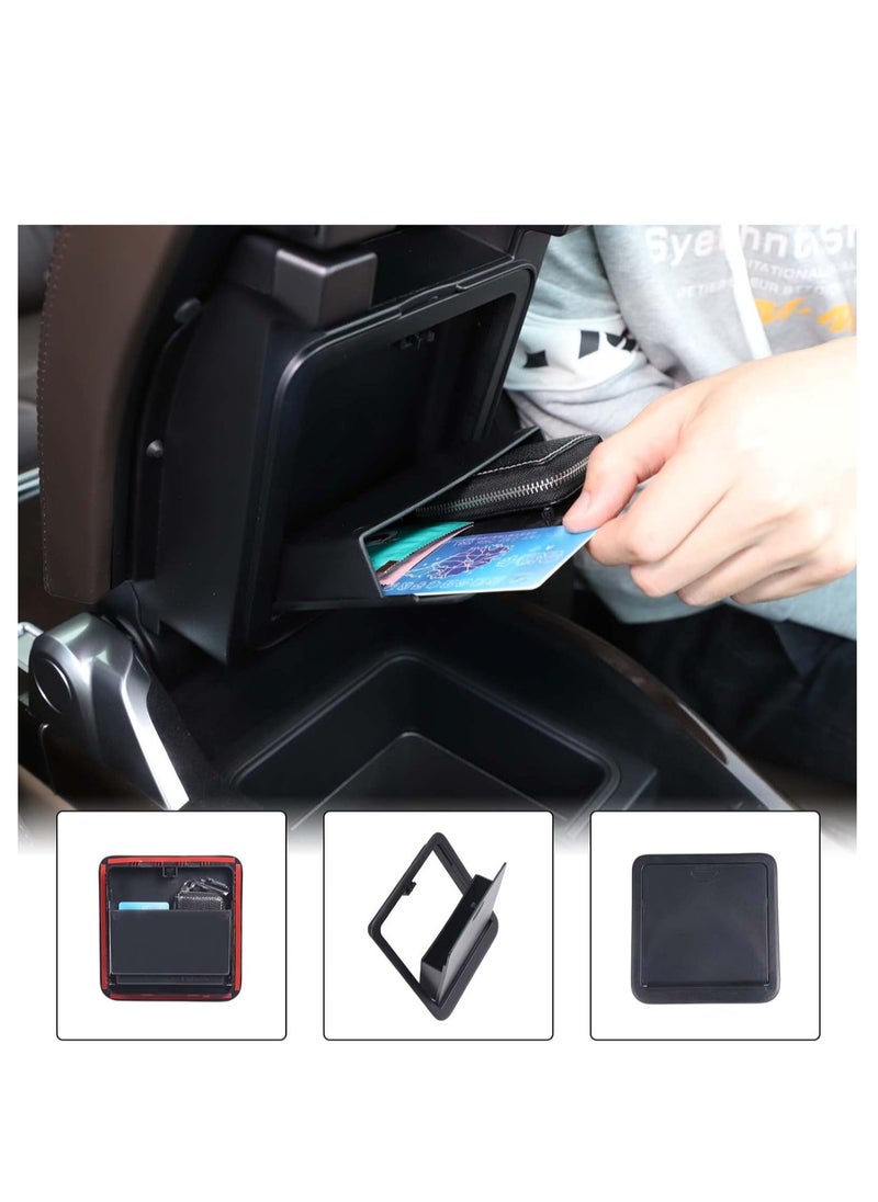 SYOSI - Car Armrest Storage Box for Land Rover Range Rover Executive 2018-2022,Hidden Organizer Tray,Container Insert Pallet Manager Accessories(Matte Black) - Image 1