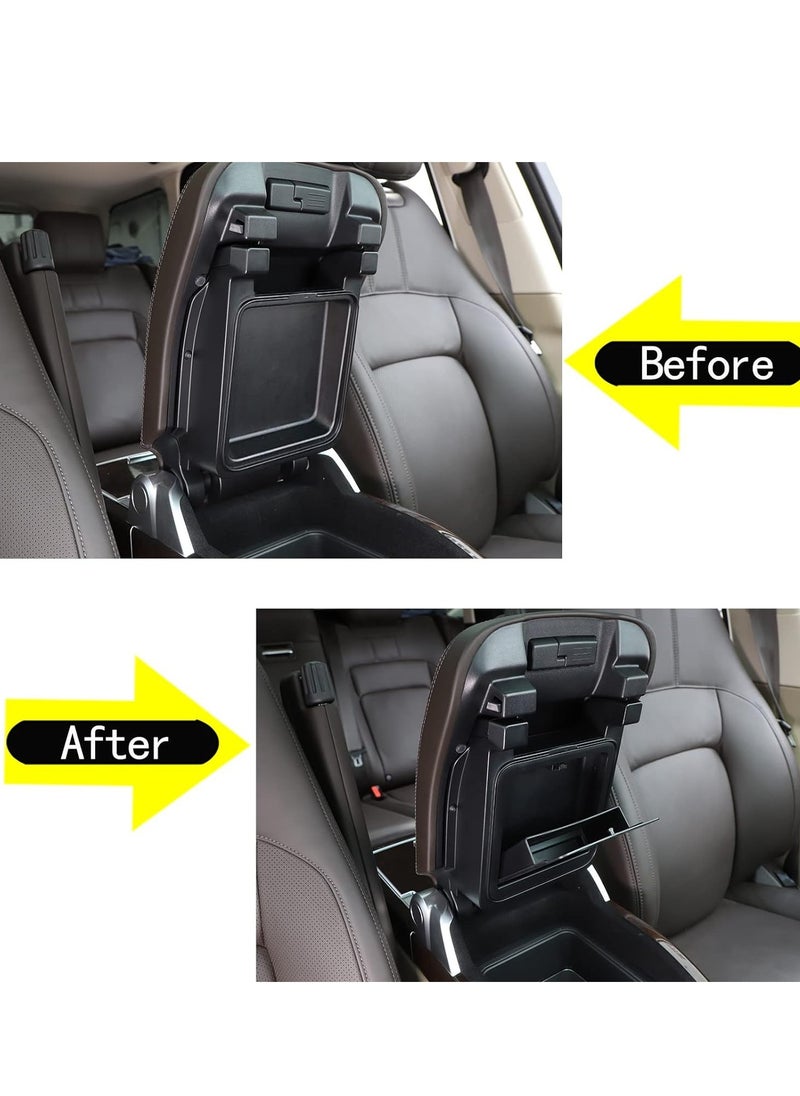 SYOSI - Car Armrest Storage Box for Land Rover Range Rover Executive 2018-2022,Hidden Organizer Tray,Container Insert Pallet Manager Accessories(Matte Black) - Image 1
