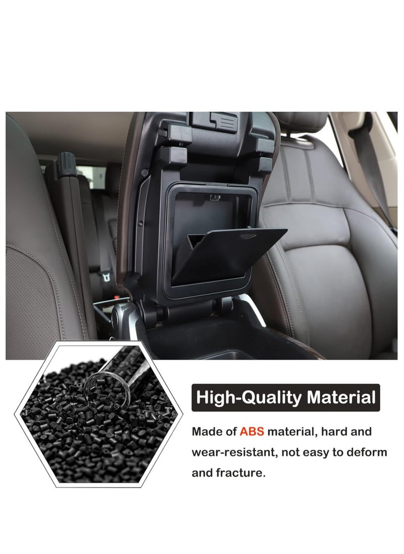 SYOSI - Car Armrest Storage Box for Land Rover Range Rover Executive 2018-2022,Hidden Organizer Tray,Container Insert Pallet Manager Accessories(Matte Black) - Image 1