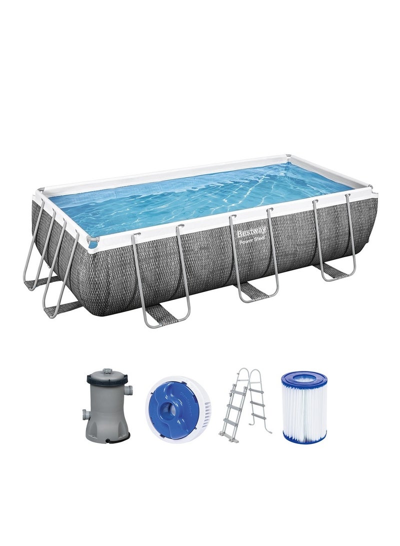 Bestway - Power Steel Frame Pool Set with Filter Pump 404x201x100 cm - 56721 - Image 2