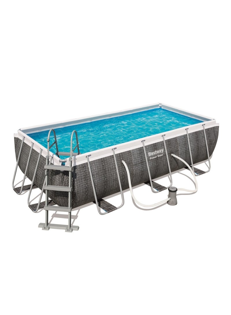 Bestway - Power Steel Frame Pool Set with Filter Pump 404x201x100 cm - 56721 - Image 3