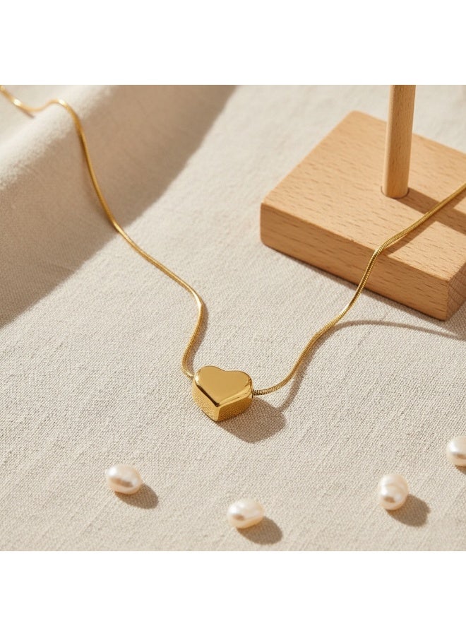 فلافي سلسلة حريمي بدلاية قلب منفوخ مصقول – تصميم أنيق - Image 2