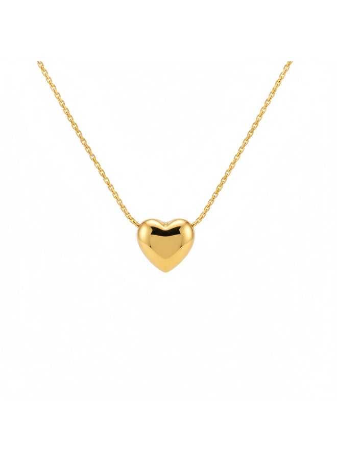 فلافي سلسلة حريمي بدلاية قلب منفوخ مصقول – تصميم أنيق - Image 3