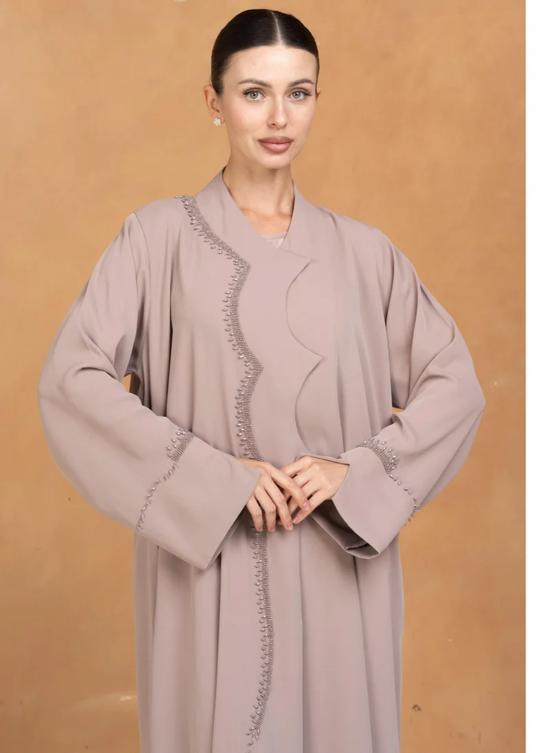 Meem by Mariyah  Front open abaya with sheila for Women | Best Price UAE