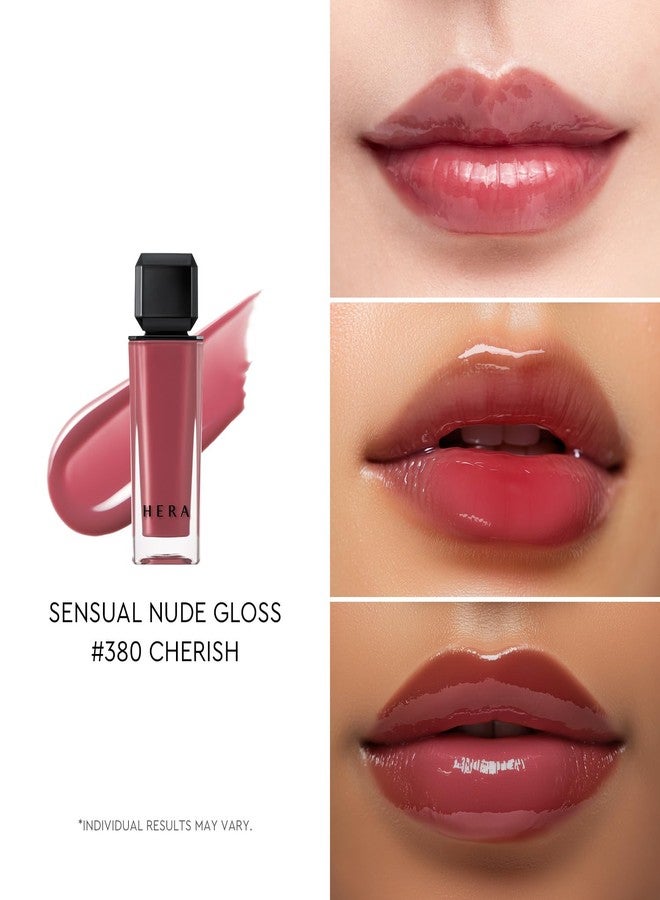 HERA Sensual Nude Lip Gloss #380 CHERISH | Volumizing Sheer & Glossy Finish, Non-sticky, Moisturizing and Hydrating, Korean Makeup, 0.17 oz. (5g) - Image 2
