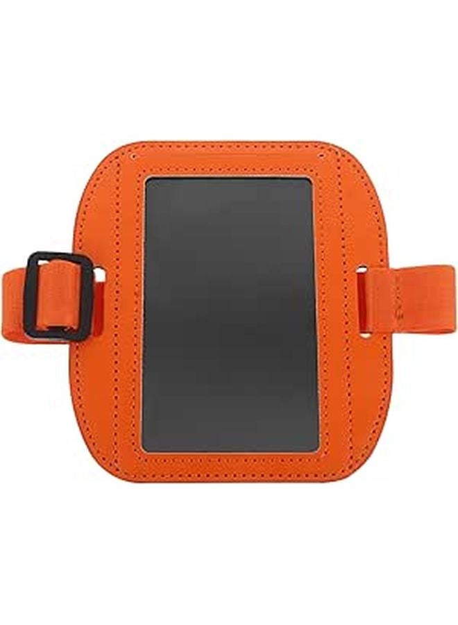 Horizontal Arm Badge Holder With Orange Protective Cover For Nurses Work Security - Image 1