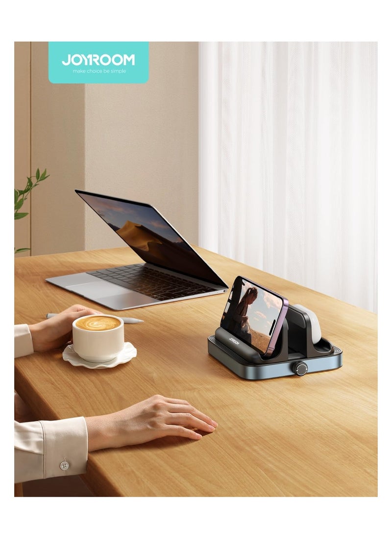 JOYROOM JOYROOM Vertical Laptop Stand,[User Friendly & Space Saving] Aluminum Laptop Holder Desktop Stand with Adjustable Knobs for All MacBook/Surface/Samsung/HP/Dell/Chrome Book/Gaming Laptops  - Image 3