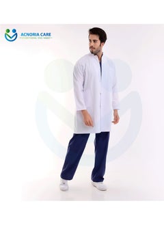 ACNORIA CARE Men's Short Medical Lab Coat For Doctors Nurses And Hospital Workers Comfortable And Elegant - From Acnoria Care - Size XXL  - Image 5