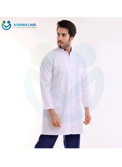 ACNORIA CARE Men's Short Medical Lab Coat For Doctors Nurses And Hospital Workers Comfortable And Elegant - From Acnoria Care - Size XXL  - Image 1