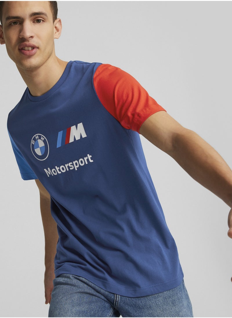 PUMA BMW M Motorsport ESS Mens Logo T-Shirt  - Image 4