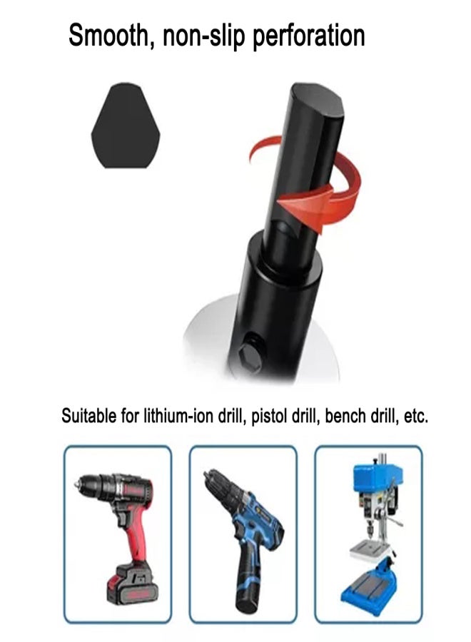13 Pieces High Speed Steel HSS Drill Bits Hole Saw Set Titanium Plated Saw Cutter 16-53mm for Cutting Stainless Steel, Metal, Alloy - Image 2