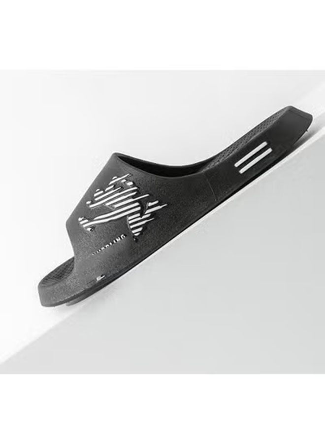 Non Slip Slippers in Summer, Thick Soled, Fashionable External Sandals, High Elastic Soft Bathroom Slippers, Black - Image 5