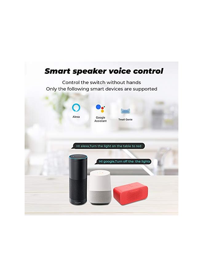 20A Tuya Smart Plug WIFI Wireless Socket Timing Schedule Power Monitoring Overload Protection Smart Life App Remote Control Works with Alexa and Google Home
