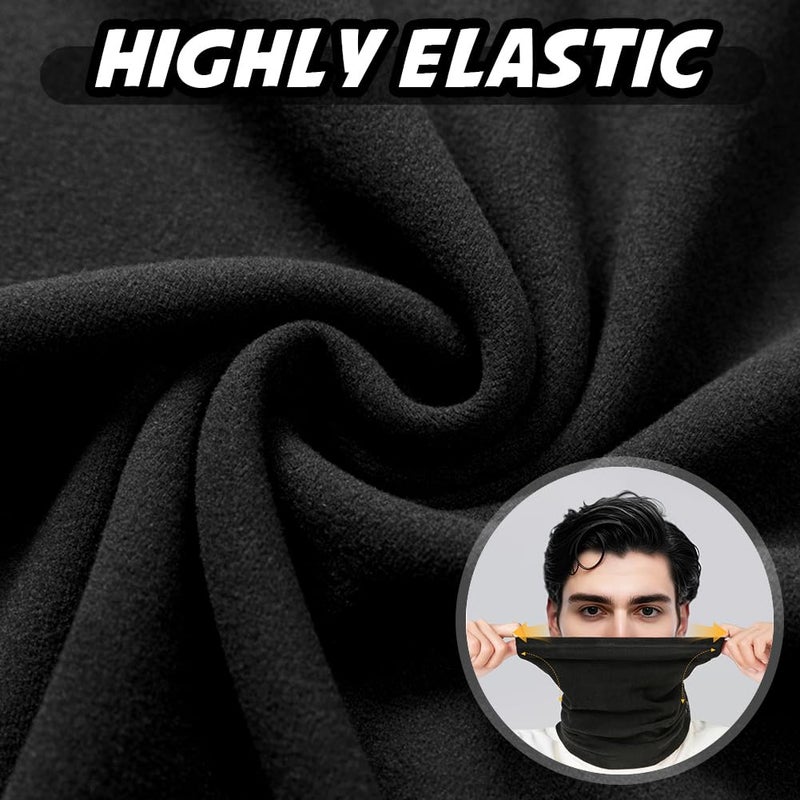 Leaflai 2 Pack Multifunctional Breathable Neck Gaiter, Unisex Face Covering Scarf, Windproof Neck Scarf for Men & Women, Christmas gift - Image 5