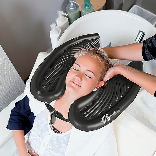 Chrome Cherry Mobile Salon - Portable Inflatable Rinse Basin for Washing and Cutting Hair at Home and in Bed Without a Salon Chair (Mobile Salon Professional) - Image 2