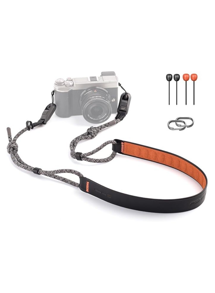 Pgytech Camera Shoulder Strap Air for DSLR and Mirrorless Camera Shoulder Strap Adjustable Neck Strap Night Black, 39-55 inch - Image 1