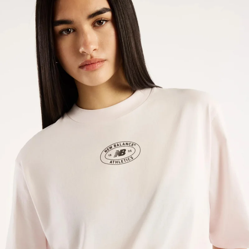 New Balance Pink Salt Women's Reimagined Relaxed T-Shirt for Women | Best Price UAE