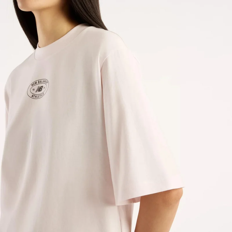 New Balance Pink Salt Women's Reimagined Relaxed T-Shirt for Women | Best Price UAE