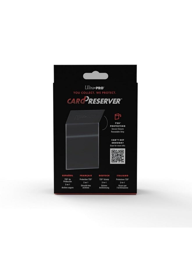 Ultra PRO - CardPreserver 25Ct. Transparent Card Preserver, Protect & Store Collectible Sports Cards, & Standard Size Cards up to 35PT, 2-in-1 Protective Sleeve, Semi Rigid Back, Soft Loading Front