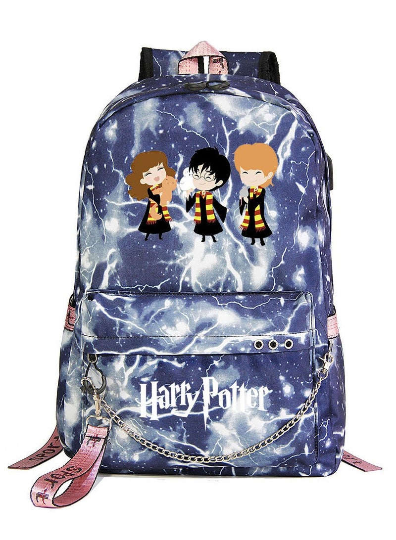 Harry Potter Cartoon Printed Backpack