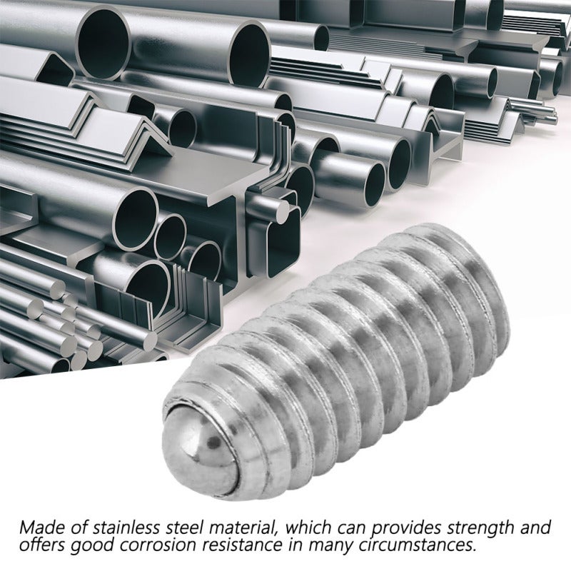 20pcs set Stainless Steel Thread Hex Spring Ball Plunger Screw (M3*8) - Image 5