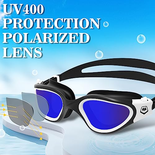 WIN.MAX Polarized Swimming Goggles Swim Pool Goggles Anti Fog Anti UV No Leakage Clear Vision for Men Women Adults Teenagers - Image 2