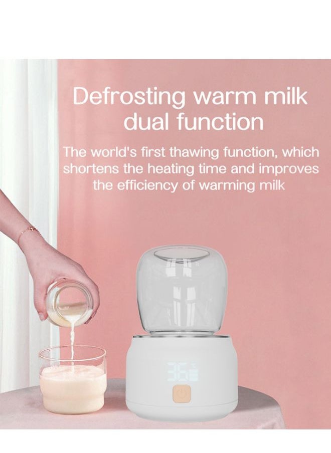 TEN-M JOURNEY - Portable Smart Baby Bottle Warmer Dual Function for Defrosting Warm Milk Heater & Thaw for Formula Breastmilk Keep Warm with 4 Smart Temperature Adjustments BPA Free - Image 1