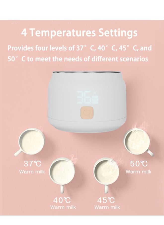 TEN-M JOURNEY - Portable Smart Baby Bottle Warmer Dual Function for Defrosting Warm Milk Heater & Thaw for Formula Breastmilk Keep Warm with 4 Smart Temperature Adjustments BPA Free - Image 1