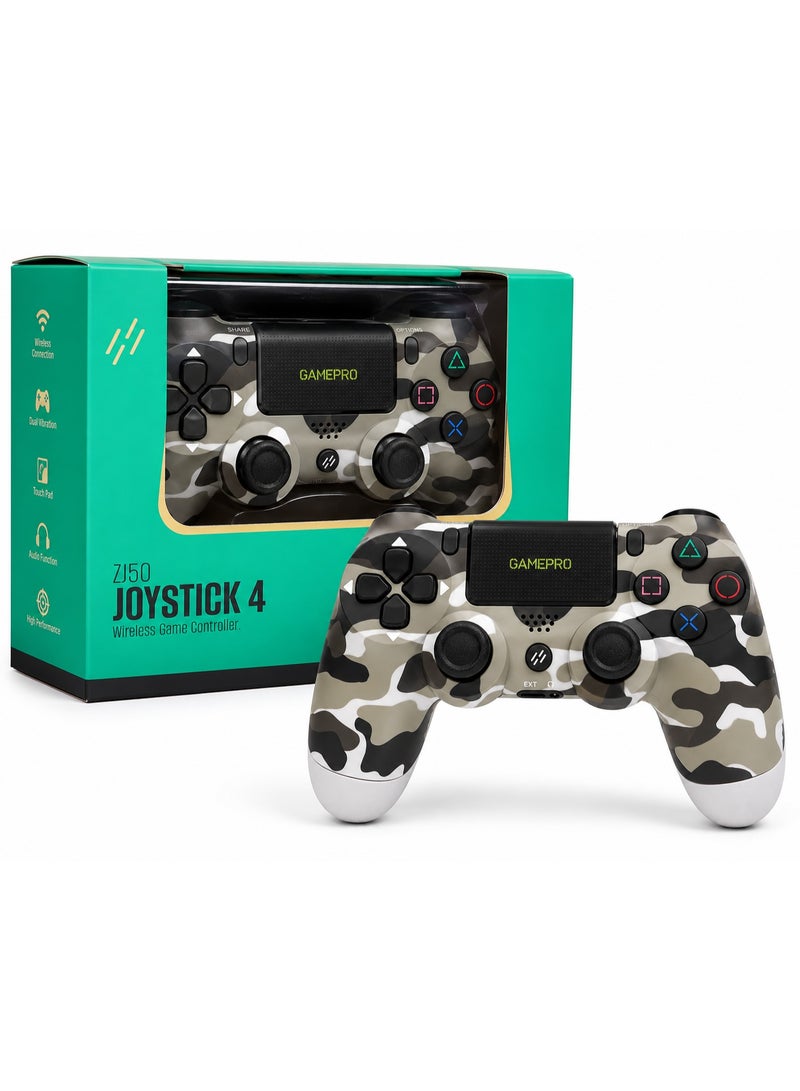 GAMEPRO Joysticks Wireless Controllers for PlayStation 4 with Programmable Buttons, Vibration & Motion Sensor, Multiplayer Gaming for Home, Family, Friends & Gaming Parties - Image 1
