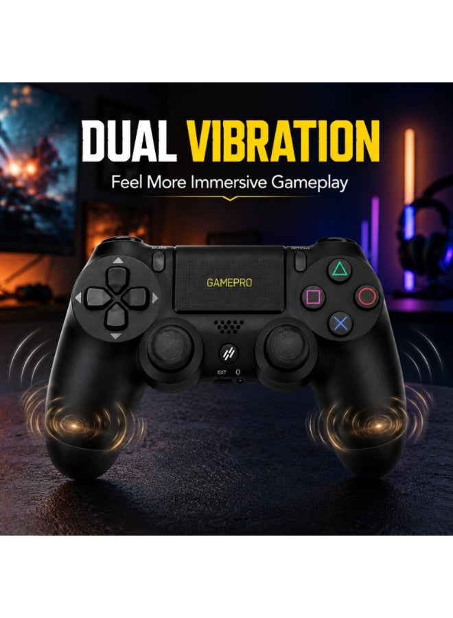 GAMEPRO Joysticks Wireless Controllers for PlayStation 4 with Programmable Buttons, Vibration & Motion Sensor, Multiplayer Gaming for Home, Family, Friends & Gaming Parties - Image 4
