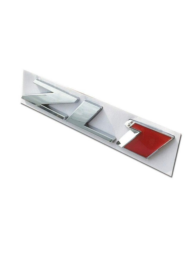 Aimoll 2 Pcs Zl1 Emblem Badge Letter Rear Side Zl1 Door Replacement for Camaro (Chrome/Red) - Image 2