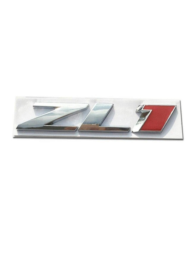 Aimoll 2 Pcs Zl1 Emblem Badge Letter Rear Side Zl1 Door Replacement for Camaro (Chrome/Red) - Image 3