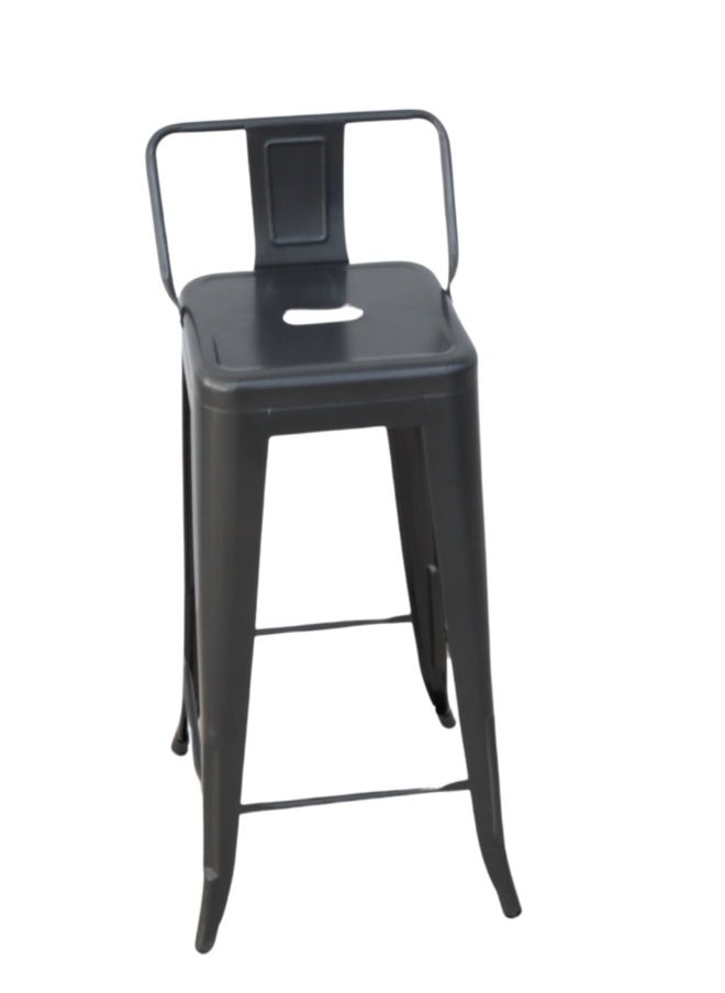 SMART HOME Cafe chairs set consisting of 2 chairs, a dining chair, and a single high chair made of sturdy steel for dining room/kitchen/party  - Image 3