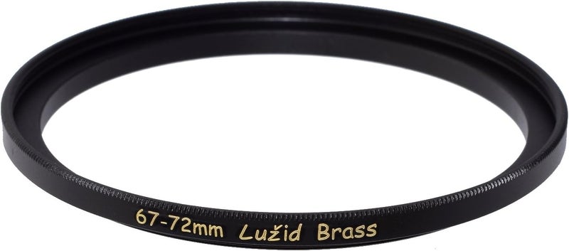 Brass 67mm to 72mm Step Ring Up Filter Adapter Ring Luzid (6772)