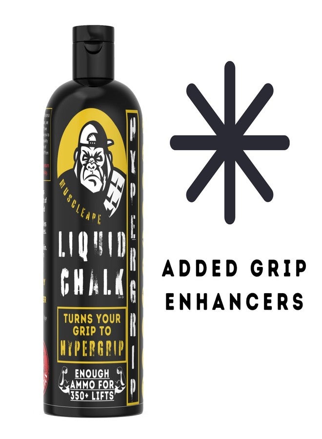 Muscleape Liquid Chalk 200Ml. Turn Your Grip Into Titanium Strength Hypergrip| Sufficient for 350+ Lifts| Best for Weightlifting, Powerlifting, Gymnastiics, Calisthenics,Crossfit and Other Sports. - Image 2
