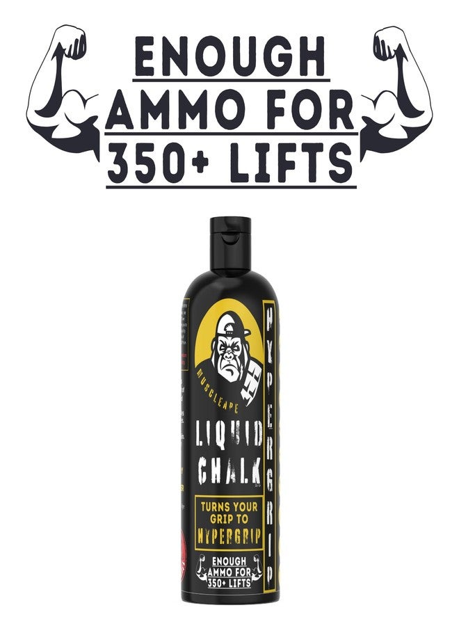 Muscleape Liquid Chalk 200Ml. Turn Your Grip Into Titanium Strength Hypergrip| Sufficient for 350+ Lifts| Best for Weightlifting, Powerlifting, Gymnastiics, Calisthenics,Crossfit and Other Sports. - Image 3