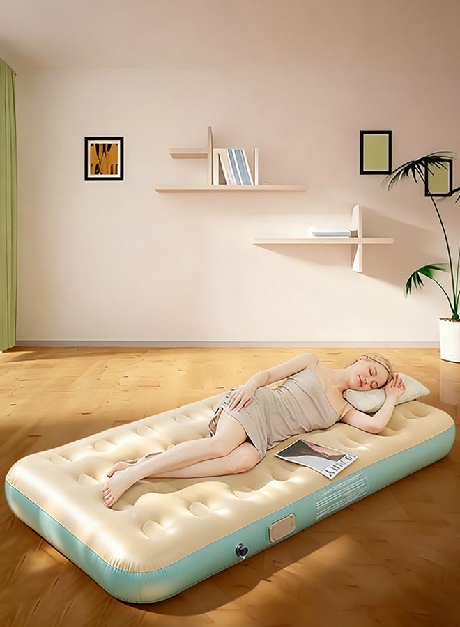 Thickened afternoon nap inflatable mattress - single size, large size. Inflatable bed, outdoor folding portable bed, home lazy bed. - Image 2