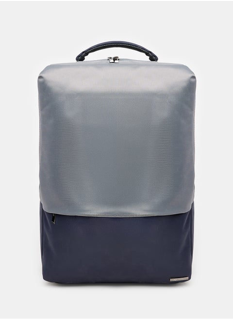 (colour / Image may vary) L'avvento (BG924) Laptop Backpack 15.6", made of Polyester Gray * Blue